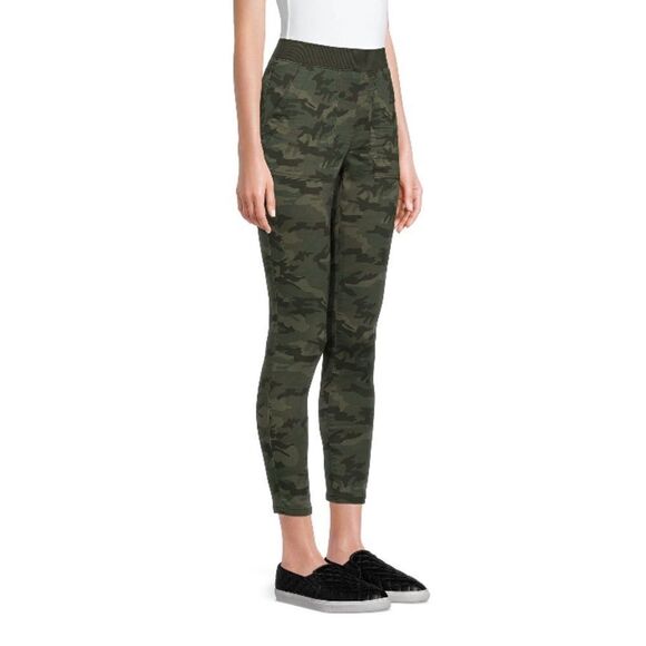 Leopard & Camo Print Mid Rise Rib Waistband Jeggings Pants 2-Pack Size XXL (19) - Picture 12 of 15